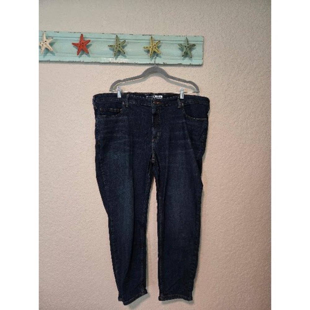 Carhartt Slim Fit Dark Wash Indigo Denim Jeans Womens Size 22 Regular